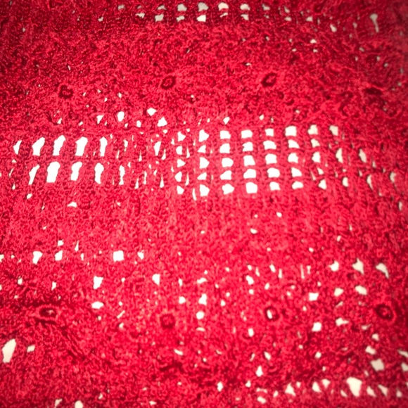 Rat and Boa Red Crochet Dress - Picture 3 of 3